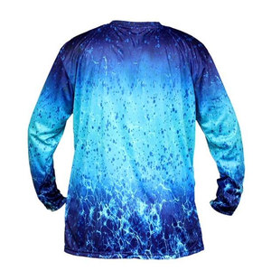 Chemise de pêche à manches longues rafraîchissante, protection UV UPF 50, 100 % polyester, tissu à séchage rapide, poches fonctionnelles pour activités de plein air - Product Image 2