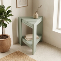 Tabouret en bois de teck vert Planche de bois décorative moderne pour hôtel appartement villa patio salon