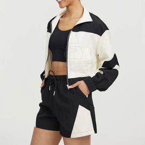 Ensemble court coupe-vent pour femme, tenue d'entraînement légère pour la course et l'exercice - Product Image 4