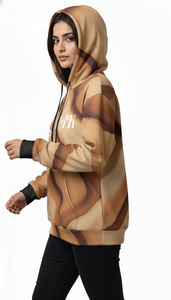 Sweat à capuche unisexe surdimensionné de style streetwear d'hiver contemporain avec broderie et impression par sublimation intégrale - Product Image 5