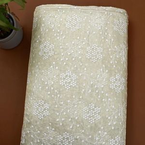 Premium Multi Embroidery Fabric Women Fashion Fabric Designer Embroidery Fabric Party Wear Fabric Luxury Fabric - Product Image 3