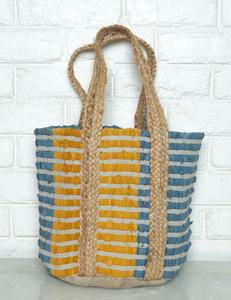 Bolso Bandolera Bohemio de Algodón y Yute Personalizado 2026 para Mujer, Hecho a Mano, Sólido, para Uso Diario, Abierto, Moderno, para Playa y Compras, Delhi - Product Image 5