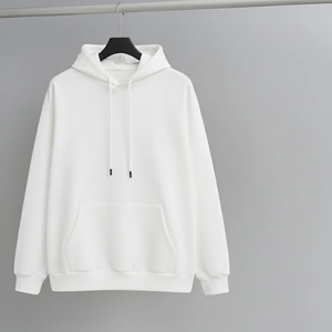 Sudadera con Capucha para Hombre, de Felpa Gruesa, Algodón, Corte Regular, Color Sólido, Transpirable, de Secado Rápido, con Bolsillo, Informal, para Invierno, Venta al Por Mayor, Personalizable - Product Image 1
