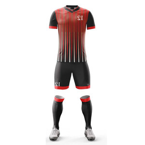Tenue de sport à séchage rapide pour équipe, vêtements pour adultes, vêtements de sport sublimés, vêtements d'entraînement en plein air, uniforme de football, vente en gros - Product Image 5