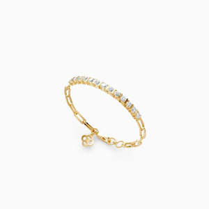 Delicada Pulsera Unisex con Diamante Cultivado en Laboratorio de 0.28 Ct, Certificado IGI, con Pavé, Oro Sólido de 9k, Bañada en Rodio, Regalo para Fiesta o Compromiso - Product Image 3