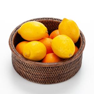 Frutero de Ratán Hecho a Mano en Vietnam, Cesta de Servir Estilo Boho, Decoración de Mesa de Mimbre Natural, Proveedor de Artículos de Almacenamiento para Cocina - Product Image 2