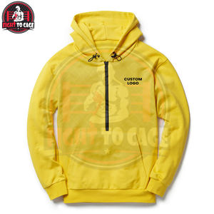 Conjuntos de Shorts de Dos Piezas de Alta Calidad al Por Mayor, Color Amarillo Liso, con Cierre de 1/4, Ropa Deportiva de Gimnasio, Estilo Urbano Casual de Verano - Product Image 3