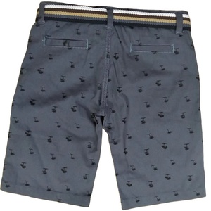 Shorts décontractés pour garçon de 4 à 13 ans, taille mi-haute élastique, 100% coton, écologiques, respirants, avec motif de shorts chauds, imprimé général - Product Image 4