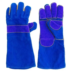 Guantes de Soldadura de Cuero Vacuno de Primera Calidad, Certificación CE, 11 oz, Antivibración, Duraderos, para Trabajo Pesado - Product Image 2