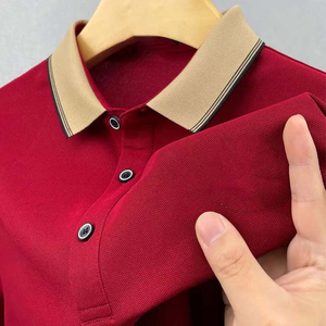 Breathable Men's Polo Shirt High Quality Casual Wear Plus Size Short Sleeve Premium Cotton <b>Classic</b> Fit Business Polo Shirt Top - Product Image 5