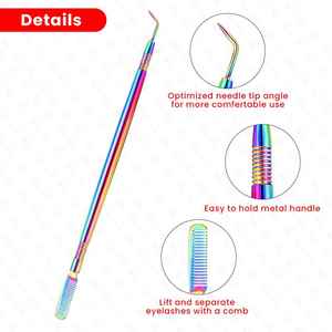 Oferta de Fábrica: Cepillo de Acero Inoxidable para Permanente de Pestañas, Accesorios para Lifting y Separación de Pestañas, Herramientas de Salón para Extensiones de Pestañas - Product Image 4