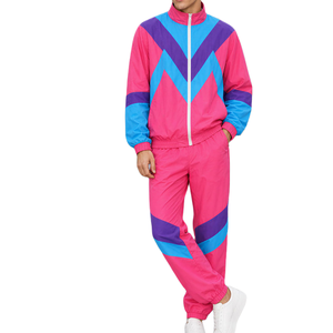 Men's Quick Dry Windbreaker Tracksuit Full Zip Jacket with Comfortable <b>Athletic</b> Pants for Running and Training Wholesale Price - Product Image 4