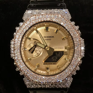 นาฬิกาข้อมือผู้ชายสุดหรูสไตล์ฮิปฮอป Starspire Jewels Miyota Quartz Movement ขนาด 42 มม. ตัวเรือนสแตนเลสสตีล ประดับเพชร VVS Moissanite - Product Image 1