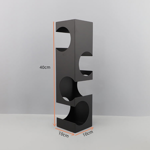 Nuevo Diseño de Alta Calidad, Moderno y Decorativo, Estante Pequeño de Escritorio para Copas de Vino, Soporte Metálico Geométrico para Botellas de Vino - Product Image 4