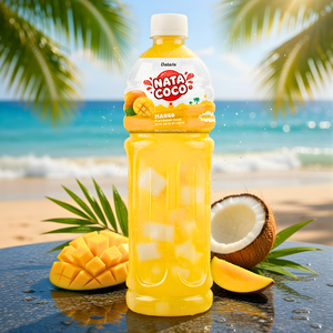 Bebida de Coco Nata de Coco de Alta Calidad, Saborizada, en Botella PET de 100 ml, la Mejor al por Mayor con Muestra Gratuita de Marca Privada - Product Image 3