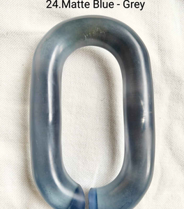 <b>resin</b> large link Vintage Style <b>Colour</b> Mixture Necklace Punk Hollow Out Big Chunky Round Long Acrylic <b>Resin</b> Link Chain wall art - Product Image 5