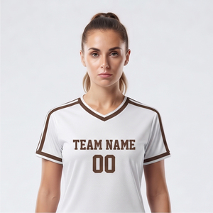 Ensemble de maillots et shorts de football 100 % polyester pour équipe sportive, avec nom et numéro, unisexe - Product Image 6