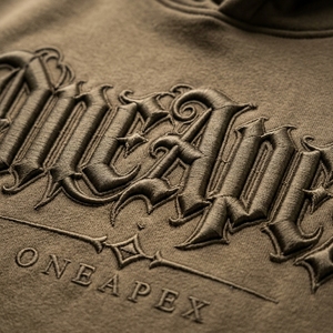 Sudadera con Capucha Oversize Marrón para Hombre con Diseño de Logotipo Frontal en Relieve, Estilo Urbano, Venta al por Mayor - Product Image 6
