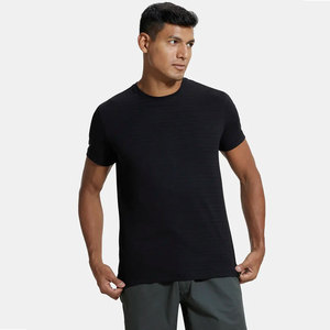 T-shirt à col rond en coton Supima super peigné pour homme, ultra léger, en laine mérinos - Product Image 1