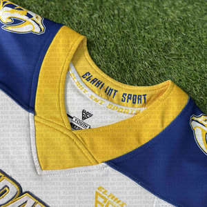 Maillots de football américain avec 7 pantalons de football rembourrés, sublimation et twill avec broderie du nom et du numéro, avec moins de trous. - Product Image 3