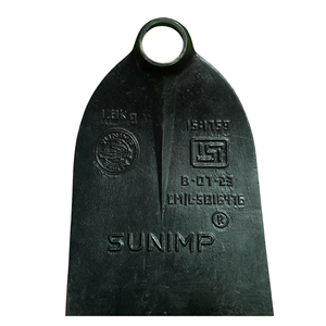 Houe de type agricole SUNIMP n°6 en acier au carbone et au manganèse de haute qualité pour le jardinage et l'agriculture - Product Image 1