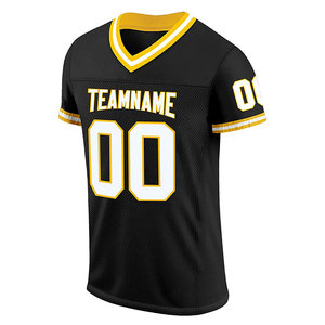Customized Sublimated V-Neck American Football Jersey New Arrival Team Name Number Breathable American Football Game Jersey - Product Image 3