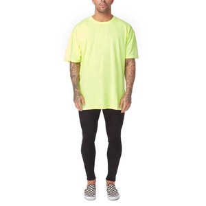 OEM Streetwear lourd 100% coton épaule tombante Hip Hop t-shirt personnalisé surdimensionné lâche hommes grande taille t-shirts - Product Image 5