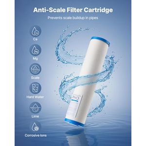 Cartuccia di Ricambio per Filtro Acqua Domestico 4.5'' X 20'' PP Polifosfato Inibitore di Calcare per Tutta la Casa - Product Image 2