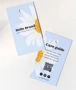 Etiquetas de Papel Ecológicas Personalizadas y Económicas para Ropa, Bolsas y Zapatos, con Impresión de Logotipo y Nombre - Product Image 3