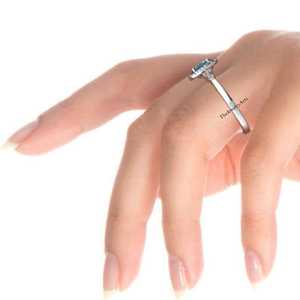 Anillos de Alejandrita Auténtica Cultivada en Laboratorio, Anillos de Plata con Corte Ovalado que Cambian de Color, Regalos Nupciales Hechos a Mano, Anillo de Piedra de Nacimiento de Junio - Product Image 3