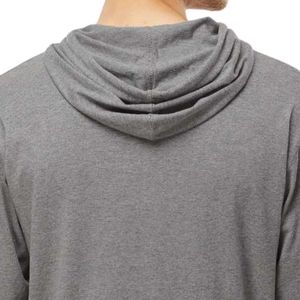 Men's Lightweight Jersey Hoodie Pullover Soft Cotton Fabric Long Sleeve Casual Hooded <b>Sweatshirt</b> for <b>Work</b> Travel and Leisure - Product Image 4