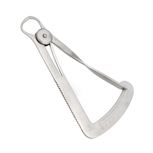 Calibrador Dental Iwanson de Acero Inoxidable de 10 cm para Medición Precisa de Coronas, Cera y Espesor de Prótesis - Product Image 1