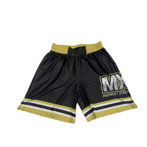 Shorts de Muay Thai respirants et légers pour la boxe, le kickboxing et l'entraînement MMA – Tenue d'entraînement en satin durable - Product Image 1