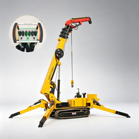 Mini-grue suspendue intelligente à commande à distance 3T pour l'installation de panneaux de verre de précision