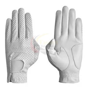 Custom Men's Golf <b>Gloves</b> Genuine Leather Luxury Design Custom Color & Logo Options Non-Slip Full Finger Sports Outdoor Use - Product Image 5