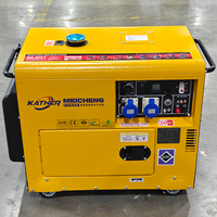 Générateur diesel silencieux KATHER, insonorisé, 5 kVA, 10 kVA, 12 kVA, 15 kVA, 30 kVA, groupe électrogène silencieux portable, générateur électrique pour utilisation en extérieur