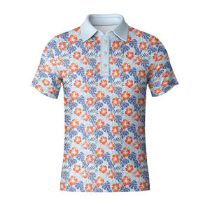 Polo de Golf con Control de Humedad, Poliéster y Spandex, Polo Deportivo para Exteriores, Fabricante ODM - Product Image 1