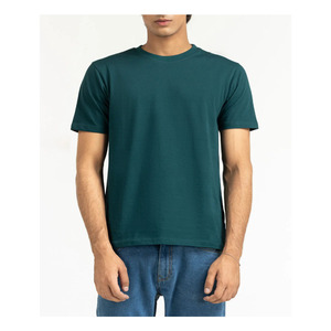 Camisetas de algodón 100% de corte ajustado, 180 gramos, diseño competitivo en blanco, cuello redondo, logotipo personalizado e impresión, camiseta para hombre - Product Image 3