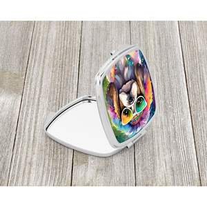Shih Tzu Hippie Dawg Compact Pliant Miroir De Maquillage Portable Décoratif Voyage Cadeau pour Femmes et Filles - Product Image 2
