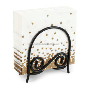 Modern Design Decorative Napkin Holder Metal Tissue Rack for Dinner <b>Tabletop</b> Tissue <b>Storage</b> Display Factory Direct Supply - Product Image 4