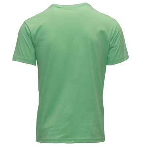 Camiseta Básica Azul Claro para Hombre, Manga Corta, Cuello Redondo, Corte Regular, Jersey de Algodón, Suave, Cómoda, Informal, Venta al por Mayor - Product Image 5