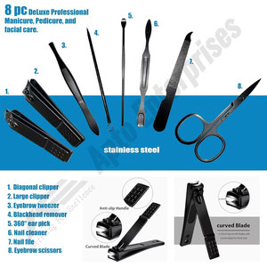 Tijeras de Entresacar Profesionales para Barbería, Ecológicas, Cómodas, Portátiles, de Uso Personal, Color Negro y Turquesa, Marca Apto Enterprises - Product Image 2
