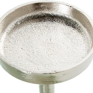 <b>Night</b> Edit Candle <b>Stand</b> Durable Home Decoration Metal Candle Holder Tall Textured Base White Candle Included - Product Image 4