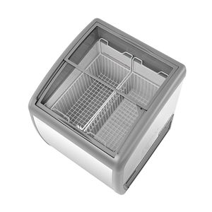 Congelador Horizontal Comercial de 5.4 Pies Cúbicos, 19.3 F, Temperatura Ajustable, Congelador Móvil con 2 Cestas de Alambre para Exhibición de Helados - Product Image 1