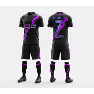 Tenues de football professionnelles, uniformes de football personnalisés, maillots d'équipe imprimés par sublimation, ensemble d'uniformes d'équipe de football - Product Image 2