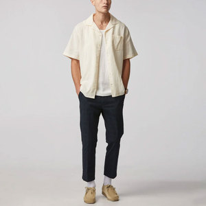 Good Quality Unique Design <b>Men</b> <b>Cuban</b> Collar <b>Shirts</b> 100% Breathable Custom Printed Logo Casual <b>Shirts</b> - Product Image 6