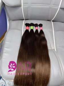 Extensions de cheveux humains vierges bruts à trame unique indiennes, sans perte, sans nœuds, qualité naturelle, sans traitement chimique - Product Image 3