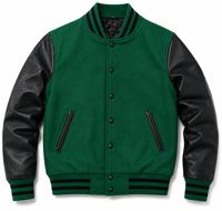 Jaket Varsity Musim Dingin Pria Xlise International Custom OEM Bordir Wol Kulit Patch Chenille Depan Tahan Angin Bernapas