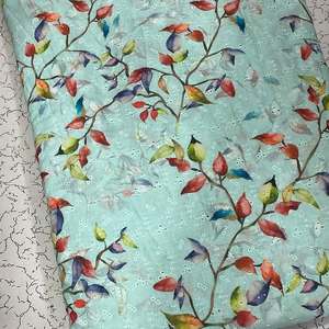 Tissu imprimé numérique en gros, motif floral, polyester, coton, rayonne, pour robe, chemisier, chemise, vêtement de mode - Product Image 5