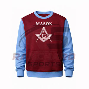 Sudadera con Capucha y Pantalones Deportivos de Felpa de Algodón con Logotipo Masónico Personalizado, Fabricante OEM, Sudadera con Símbolo Masónico al por Mayor, Impresión Personalizada - Product Image 2